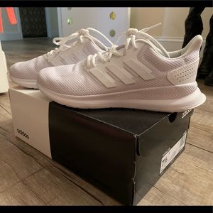 White Adidas Run Falcon Sneakers